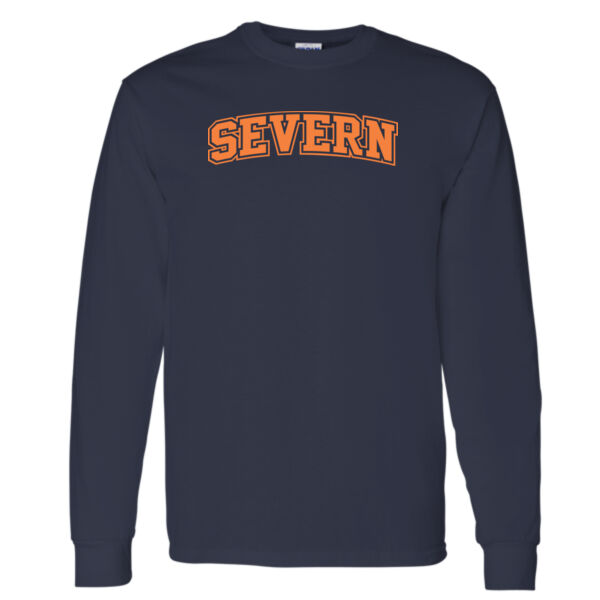 Gildan Unisex Severn Printed Long Sleeve Thumbnail