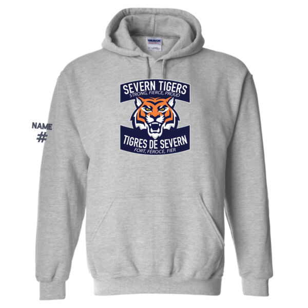 Gildan Unisex Tiger Printed Hoodie Thumbnail