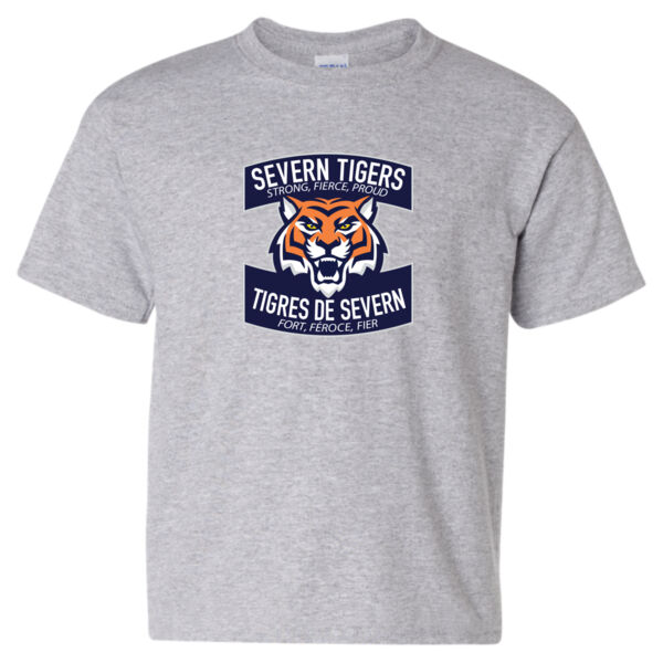 Gildan Youth Tiger Printed T-Shirt Thumbnail