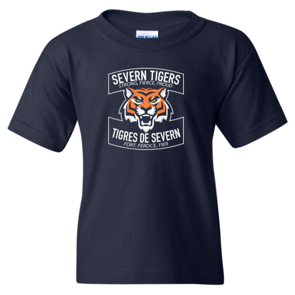 Gildan Youth Tiger Printed T-Shirt Thumbnail