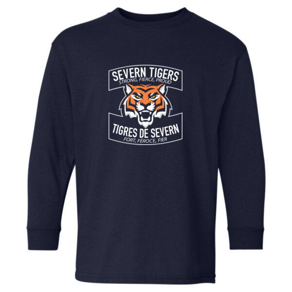 Gildan Youth Tiger Printed Long Sleeve Thumbnail