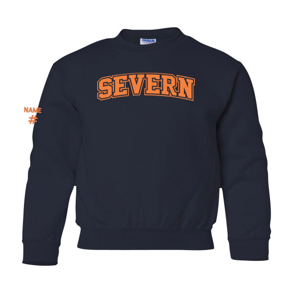 Gildan Youth Severn Printed Crewneck Thumbnail