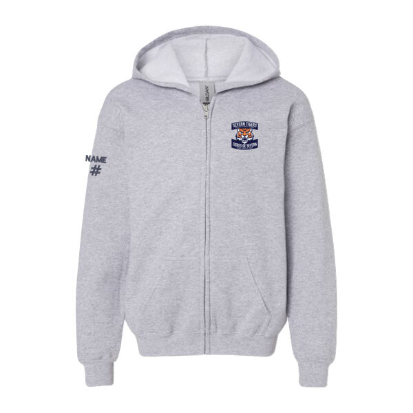 Gildan Youth Tiger Printed Zip-Up Thumbnail